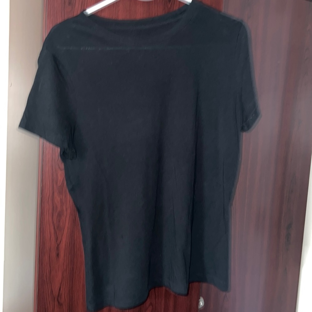 plain black target shirt